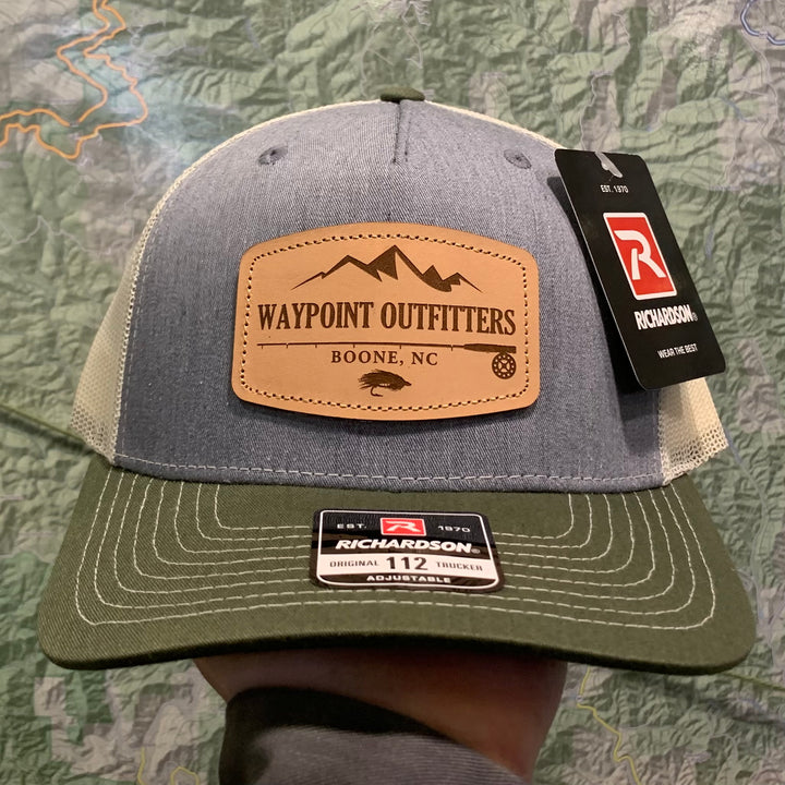 Waypoint Mountain Leather Patch Hats