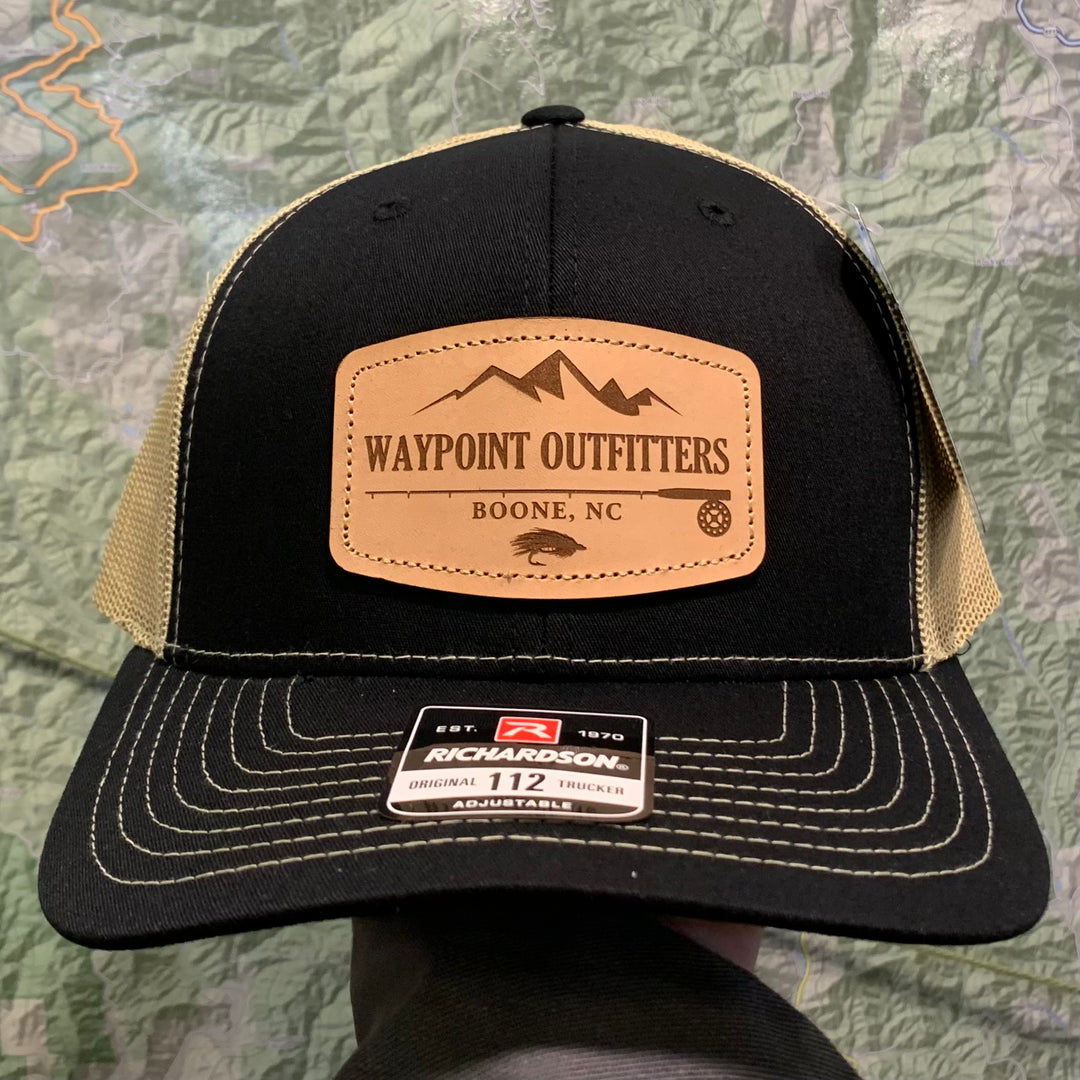 Waypoint Mountain Leather Patch Hats