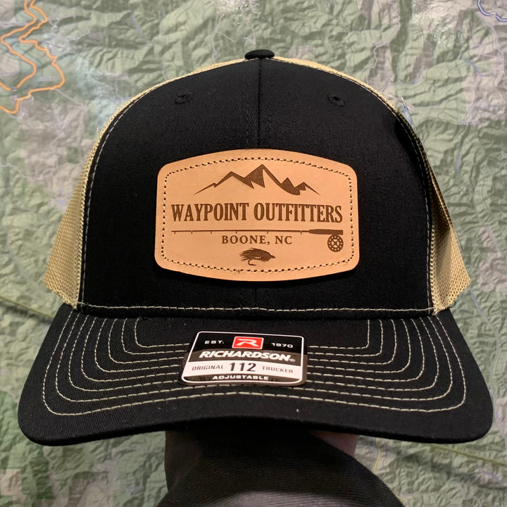 Waypoint Mountain Leather Patch Hats