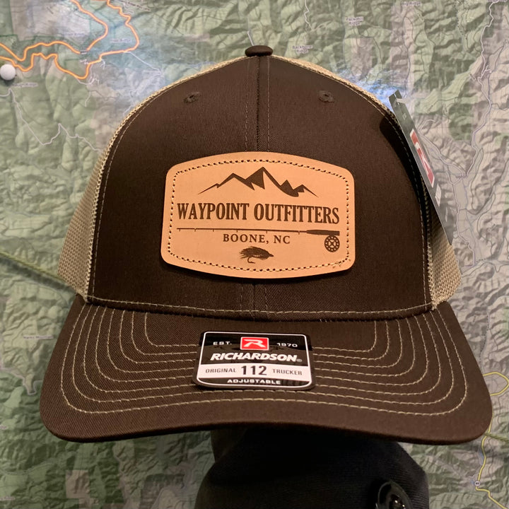 Waypoint Mountain Leather Patch Hats