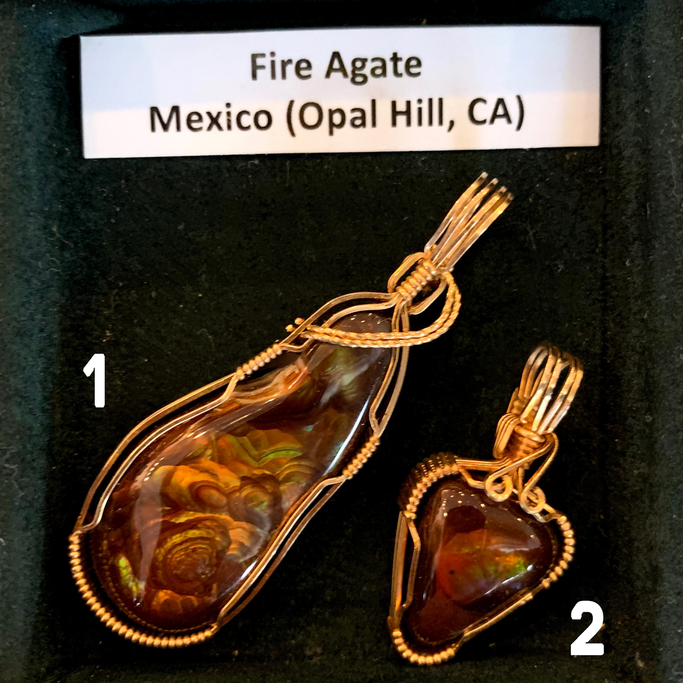 Pendant: Fire Agate