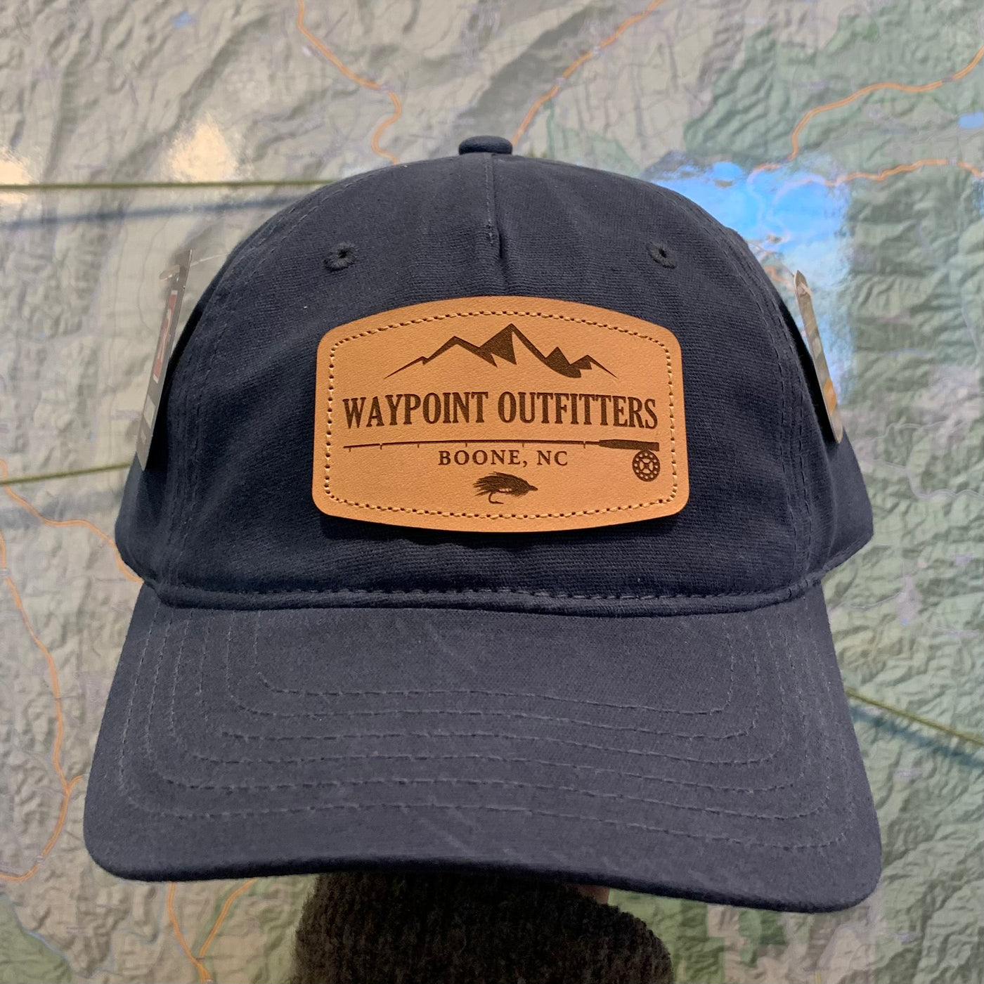 Waypoint Mountain Leather Patch Hats