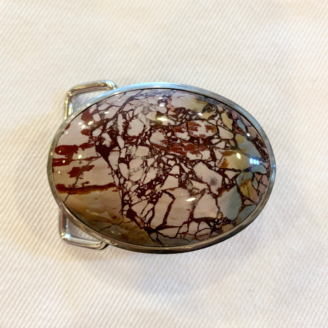 Belt Buckle: Dead Camel Jasper
