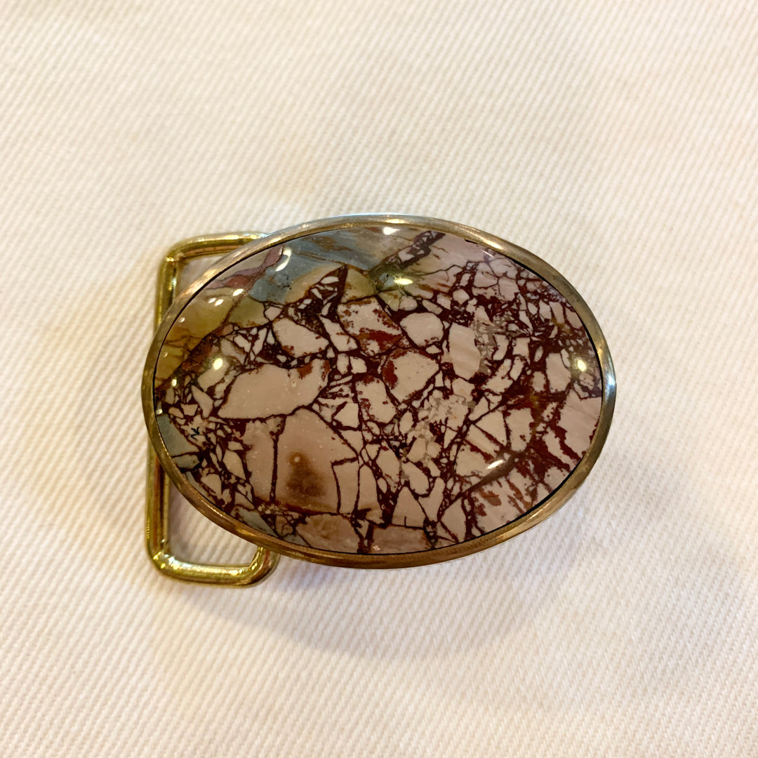 Belt Buckle: Dead Camel Jasper