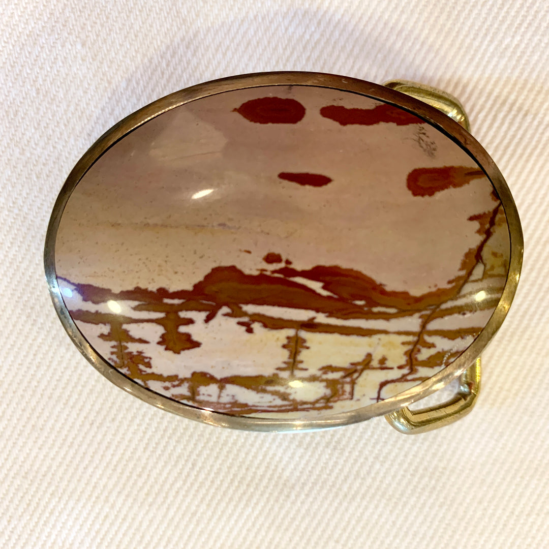 Belt Buckle: Dead Camel Jasper