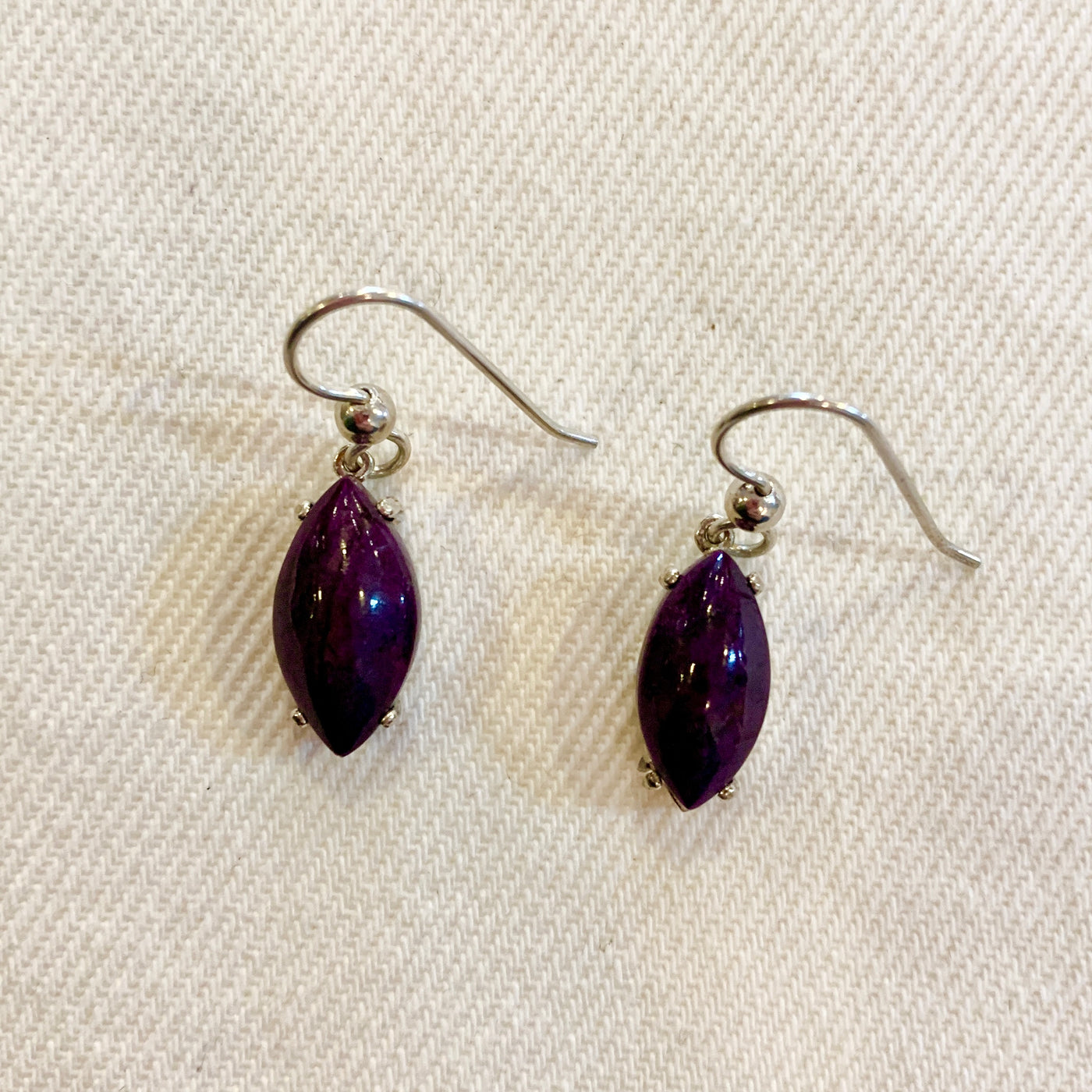 Crystal Creek Gems: Gem Sugilite Earrings