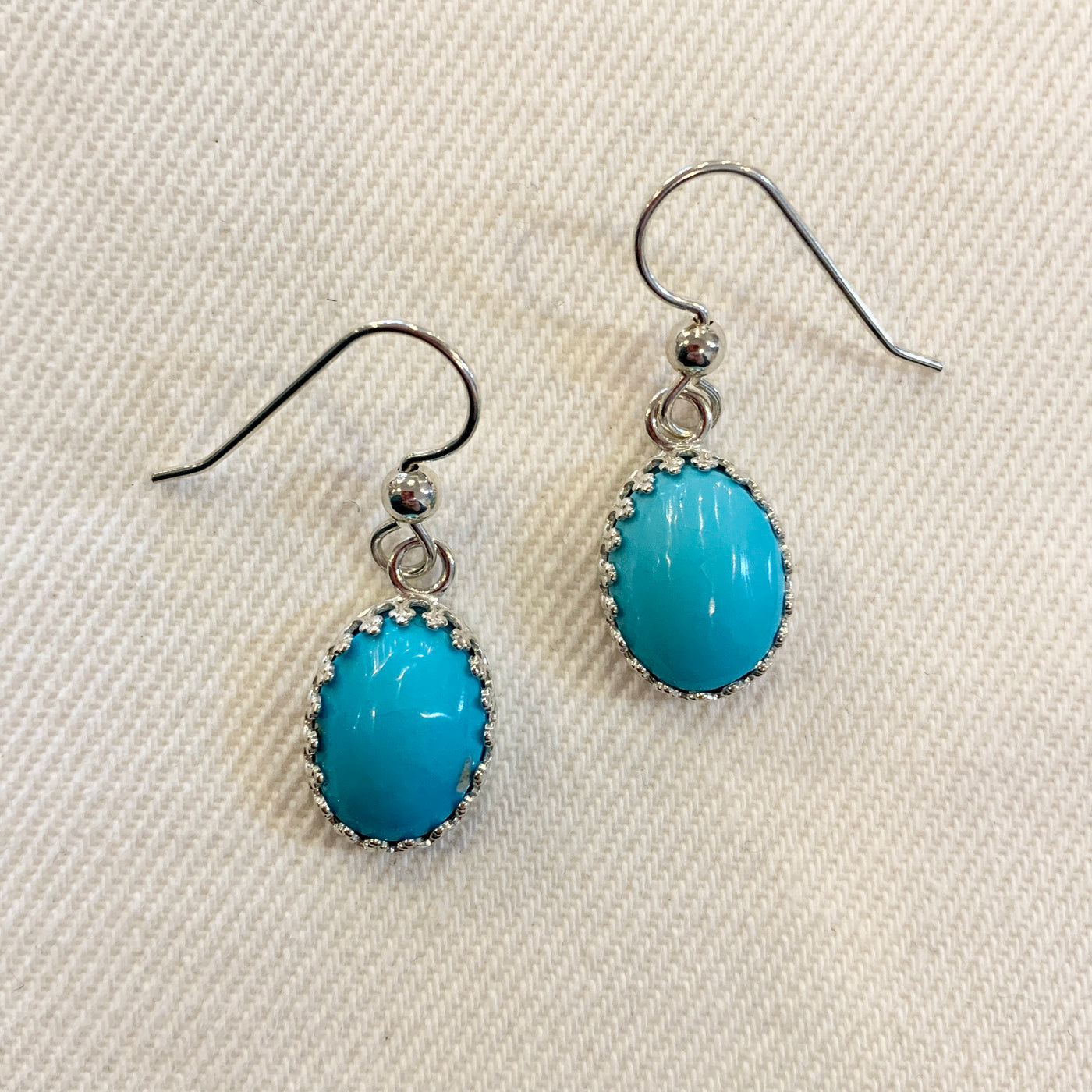Crystal Creek Gems: Morenci Turquoise Earrings