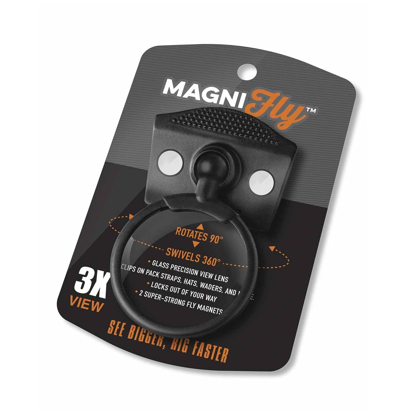 MagniFly Fly Fishing Clip-on 3X Magnifier