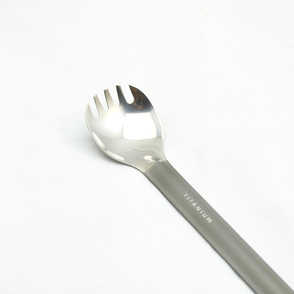Toaks Long Handle Spork with Polished Bowl