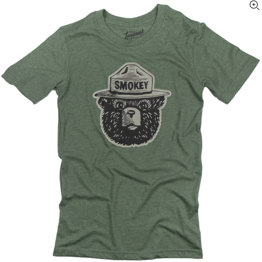 The Landmark Project Smokey Bear Logo Tee