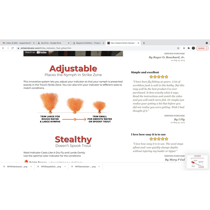 New Zealand Strike Indicator Kit