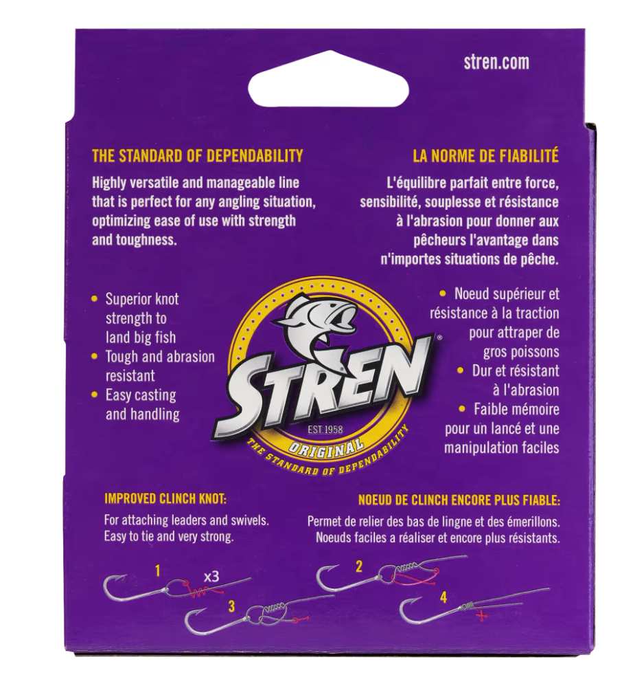 Stren Original Monofilament Fishing Line - Clear - 10 Lb. Test – Waypoint  Outfitters