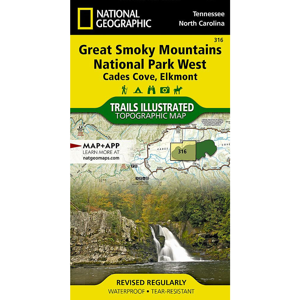 National Geographic Great Smoky Mountains National Park West: Cades Cove, Elkmont