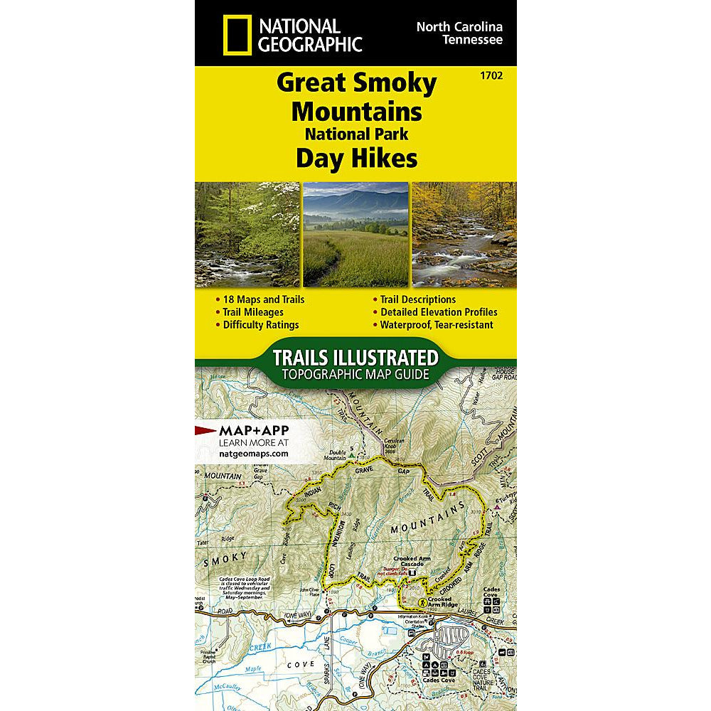 National Geographic Great Smoky Mountains National Park Day Hikes