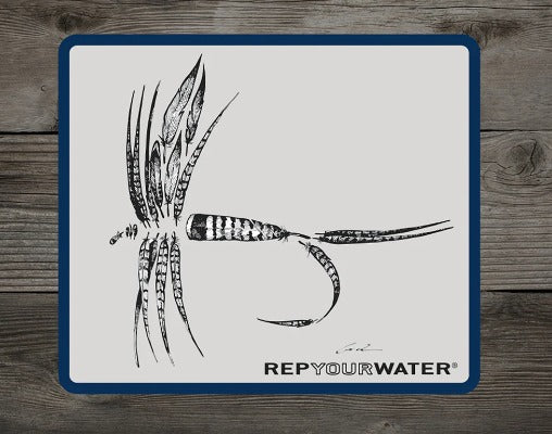 RepYourWater Feather Dry Fly Sticker