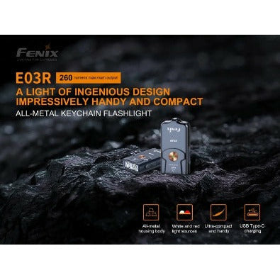 Fenix E03R Keychain Flashlight