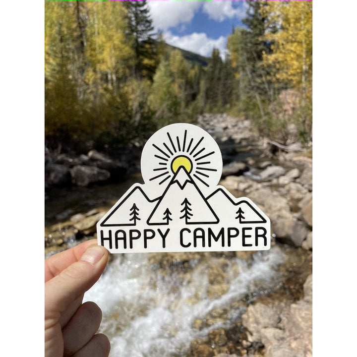 Happy Camper Sticker