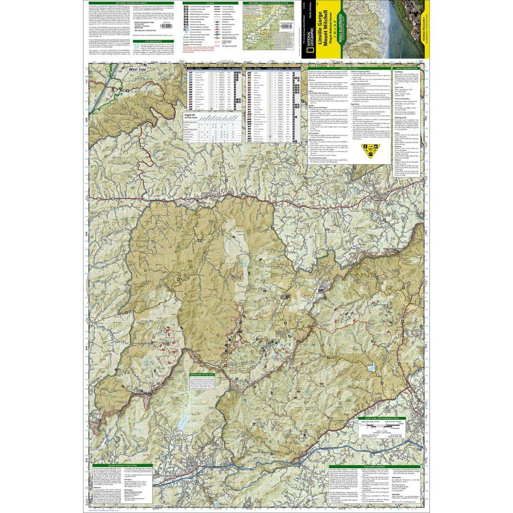 National Geographic Maps - Linville Gorge Mount Mitchell