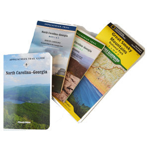 Appalachian Trail Guide North Carolina - Georgia Books &amp; Maps Set 11