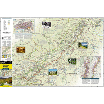 National Geographic: Blue Ridge Parkway Map