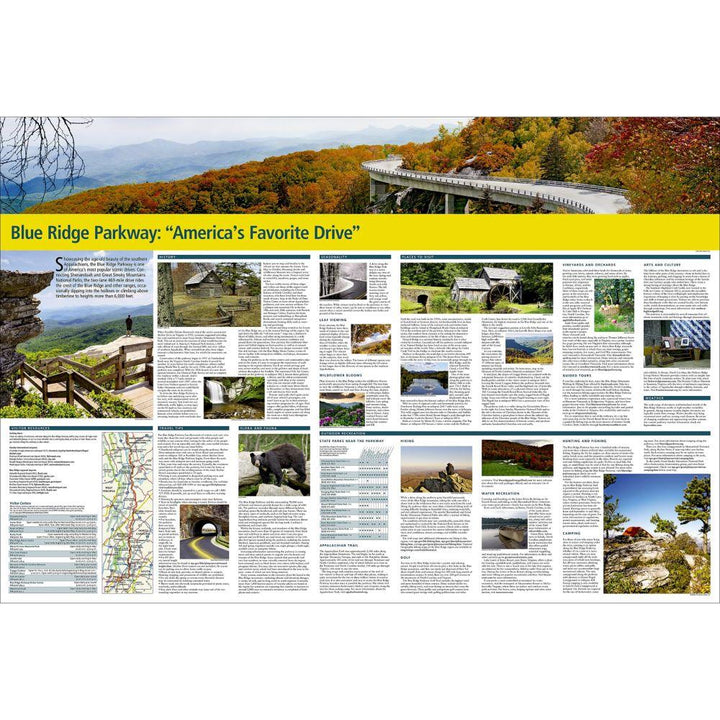 National Geographic: Blue Ridge Parkway Map